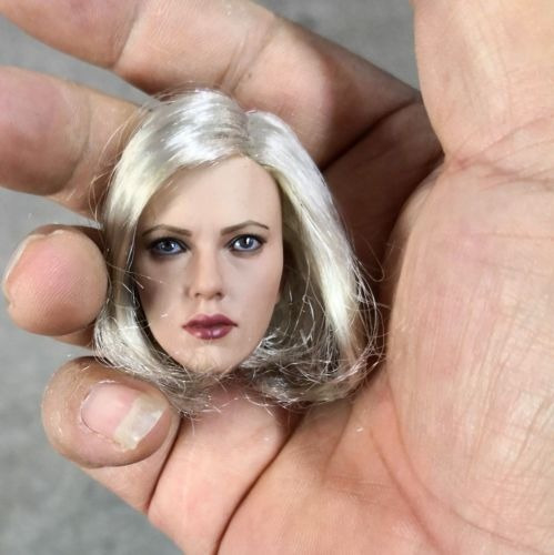 1/6 Viuda Negra Scarlett Johansson Rubia Pelo Mujer Jefa F 1