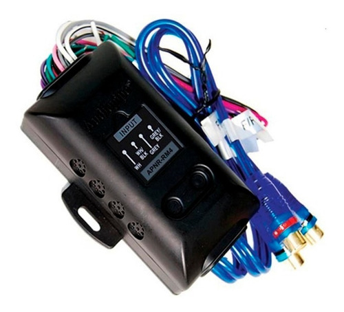 Imagen 1 de 9 de Adaptador Impedancia Audiopipe 4 Canales Apnr-rm4 Remoto N-i