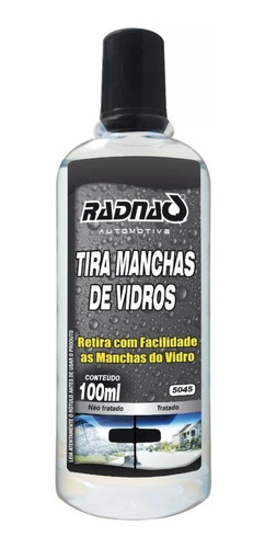 Tira Mancha Vidro Chuva Acida 100ml - Radnaq