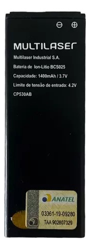 Flex Carga Bateira Multilaser Bcs025 Ms40s P9025 Original