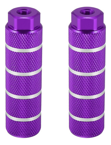 Posapies Trasero Para Bicicleta Bmx Mtb Eje Diá 9mm Morado