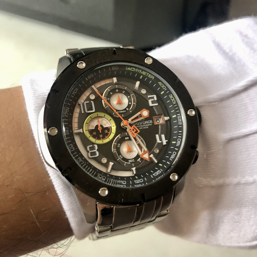 Reloj Nvforce 46mm Acero Inox Cronos Tipo Invicta Casio (Usado)
