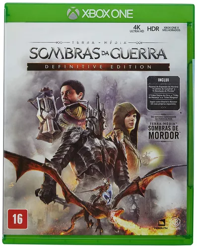 Sombras Da Guerra Definitive Definitiva Ps4 Mídia Física