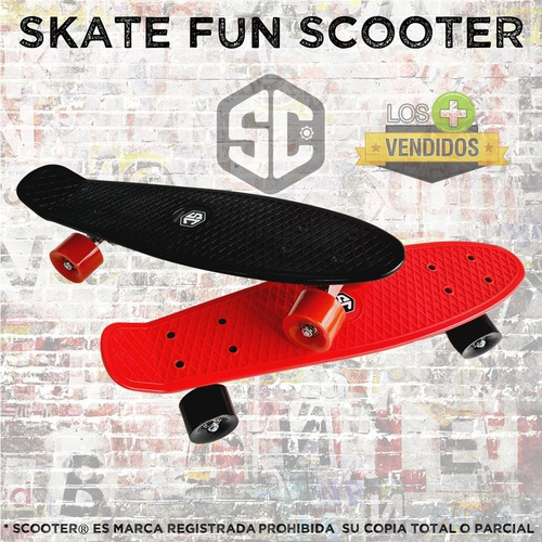 Imagen 5 de 5 de Skate Longboard Patineta Scooter Fun Original Estilo Penny