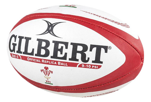 Pelota De Rugby Gilbert Paises Oficial Replica Nº5 Roj/bco