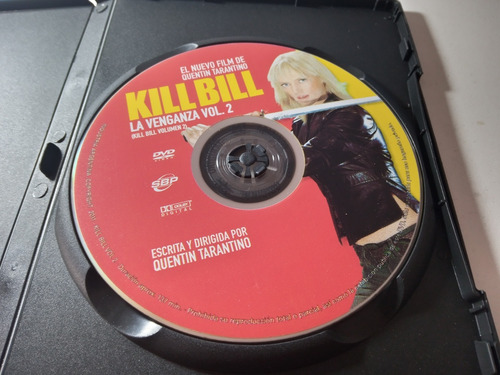 Lote Tarantino - Kill Bill La Venganza Vol 1 Y 2 - Dvd (Usado)