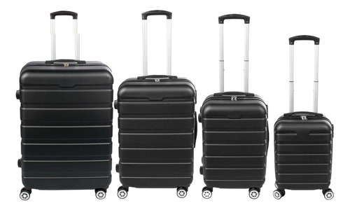 Set De 4 Maletas Abs Travel Elite, Diferente Tamaño