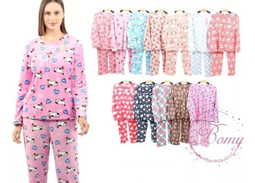 Pijama Bomi Varios Diseños10 Pijamas (pantalon-blusamanga )