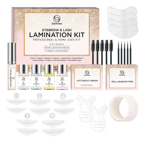 Set De Laminación De Cejas Zayuu Professional Diy Lift Kit