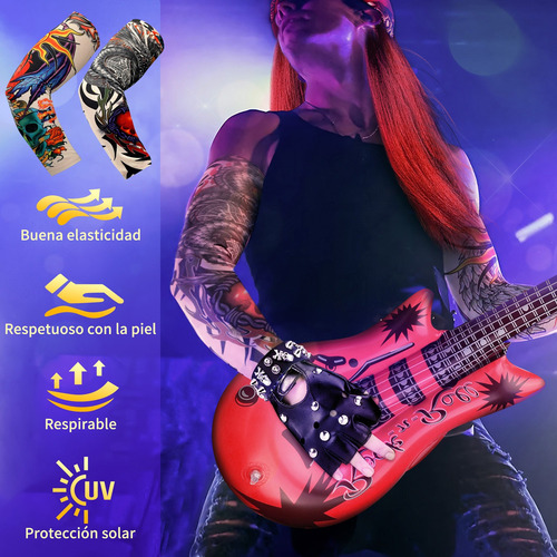 Accesorios Para Disfraz De De Rockero De Los 70s 80s 90s 7