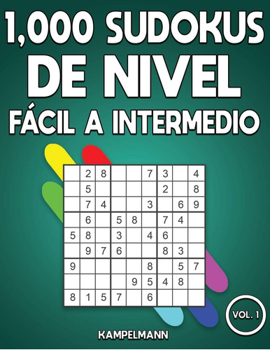 Libro: 1,000 Sudokus De Nivel Fácil A Intermedio: Libro De