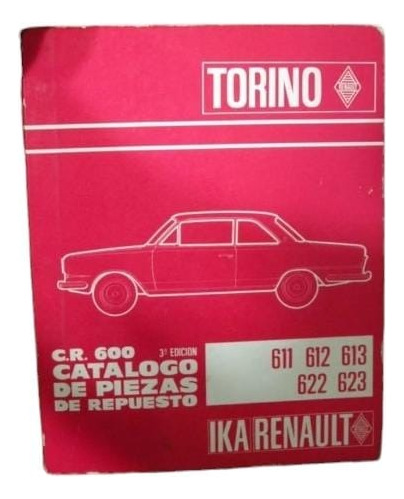 Manual Despiece Torino 380- 380w- 300 66 Al 70 En Fantorino