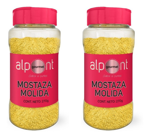Alpont Mostaza Molida 270 Gramos 2 Piezas