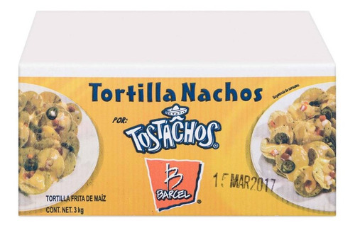 Nachos Barcel Tostachos 3 Pzas Con 1 Kg