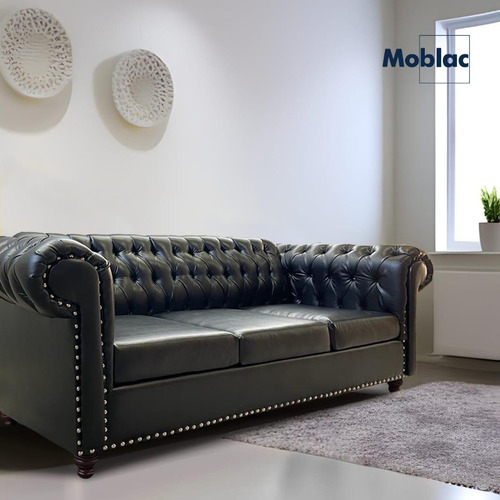 Sofa Capitonado Salas Vintage Modernas Clasica Retro