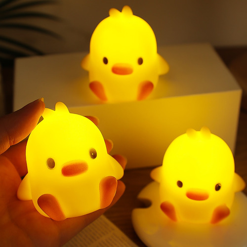 Lámpara Nocturna Kawaii De Dibujos Animados Con Forma De Peq