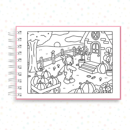 Libros For Colorear De Tapa Dura (2 Unidades, 50 Hojas)