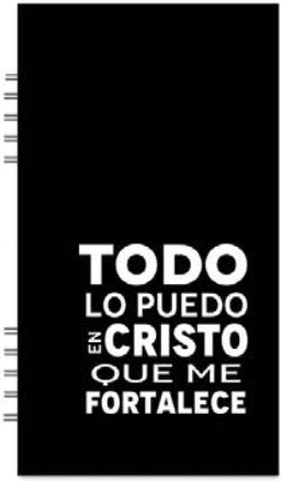 Cuaderno Tapa Flexible Pocket - Todo Lo Puedo En Cristo