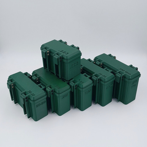 Caja Porta Balas Munición 200 Balas Cal. .17 Hmr (apilable)