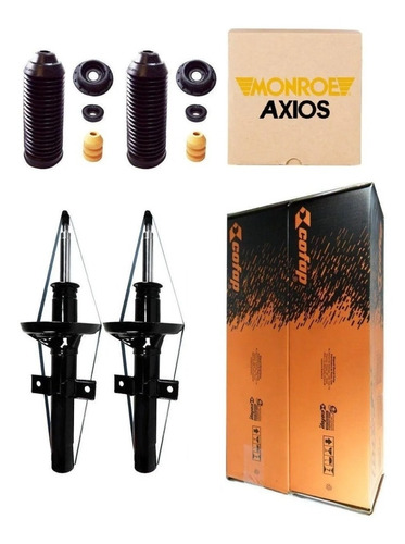 Kit Amortecedor Dianteiro Coxim Axios Golf 2.0 1.6 2005 2006