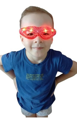 Lentes Gafas Spiderman Con Luces Led