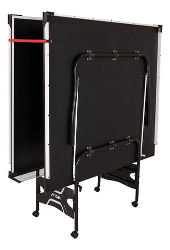 Stiga Edge Mesa De Ping Pong Portátil, Resistente Y Fácil Negro
