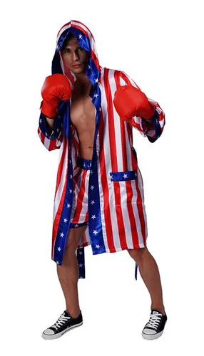 Disfraz De Campe n De Boxeo Para Hombre Traje De Boxeador P