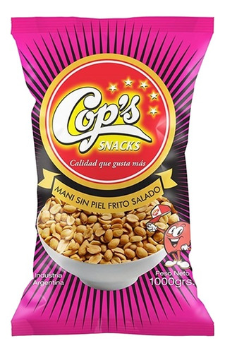 Mani Repelado / Pelado / Sin Piel, Salado X 1kg Cop S