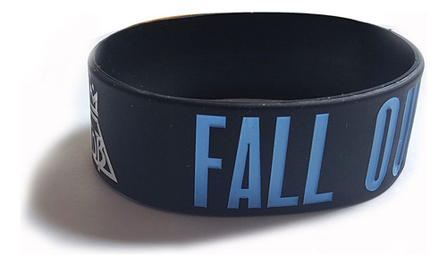 Pulseira De Silicone Fácil E Simples Fall Out Boy Rock Style