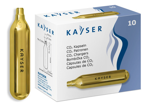 Balones De Co2 Kayser P/pistolas Aire Comprimido Universal