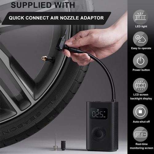 Xiaomi Inflador Aire Portatil Mijia 2, Compresor Recargable