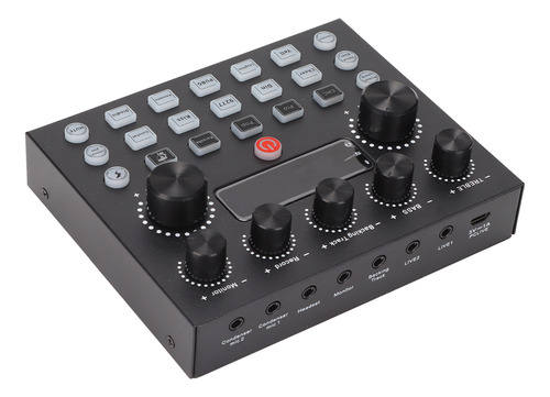Mezclador De Sonido Estéreo De Doble Canal Plug And Play Usb