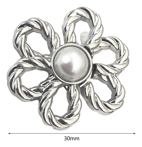. Jeans Botón Pin Jeans Ajustador De Cintura Botón De Flor