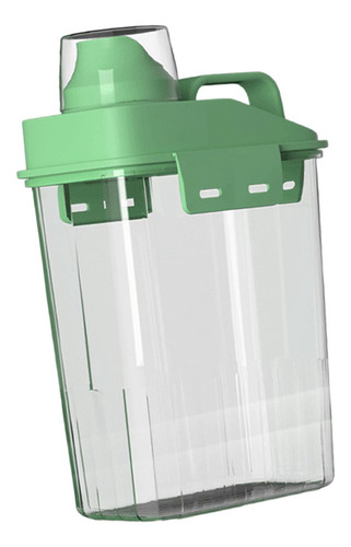 Contenedor De Polvo Para Lavandería,dispensador 2.8l Verde