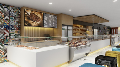 Imagen 2 de 10 de Diseño Arq Interior Render 3d Restaurante Local Café Posada