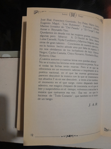 Antología Poética.letras De Tango,c.biograf.y Coment.j.russo (Usado)