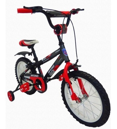 Bicicleta Para Niño Unibike Infierno Rodada 16 Premium