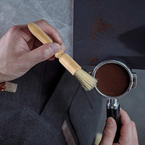 Limpiador De Cafetera, 5 Unidades, Con Mango De Madera Y Cuc