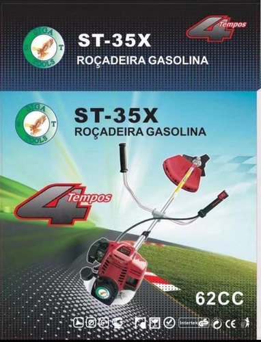 Rocadeira Profissional Gasolina 4 Tempos 62cc Frete Gratis