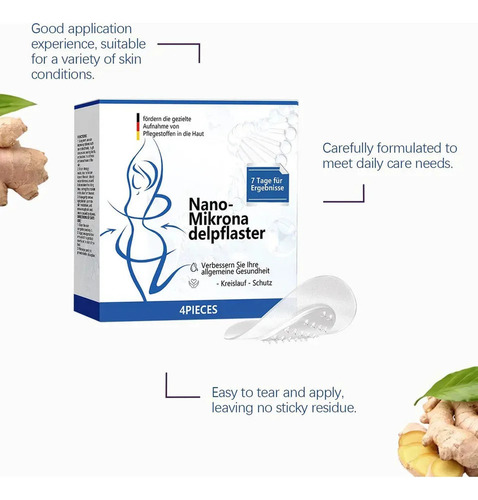 Fe Microagujas Nanofiber Parche Gel Parche Parche