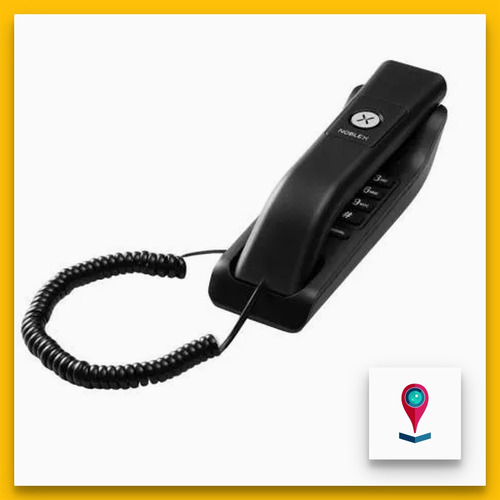 Imagen 5 de 5 de Telefono Fijo De Mesa Noblex Nct200 Apto Pared Flash Pausa