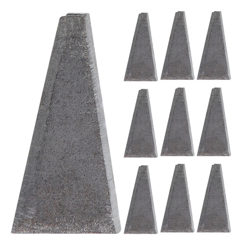 20 Peças Axe Wedge Triangle Steel Handle Wedge Carbon Steel