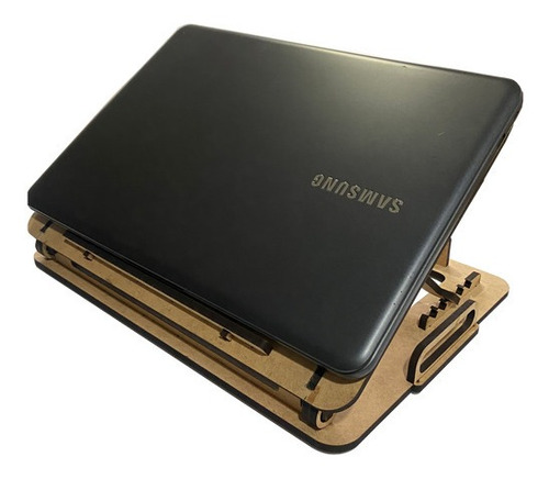 Imagem 3 de 9 de Base Notebook C/ Abertura Ventoinha Brinde Suporte Celular