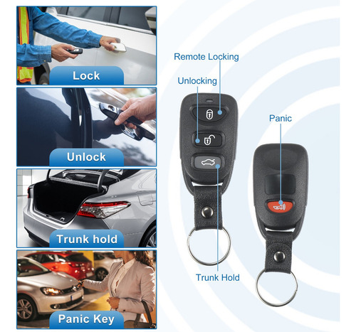 A Chave De Controle Remoto Para Kia Forte 2010-2013 -
