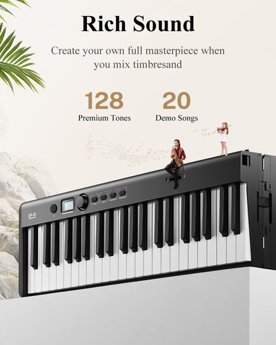 Eastar Ep-10 Piano Digital Digital Plotable 88 Teclado Semi