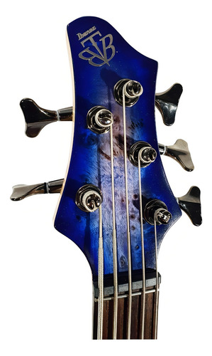 Baixo 5 Cordas Ibanez Btb 845 Cbl Cerulean Blue Burst Cor Azul (btb 845 Cbl) Orientação Da Mão Destro
