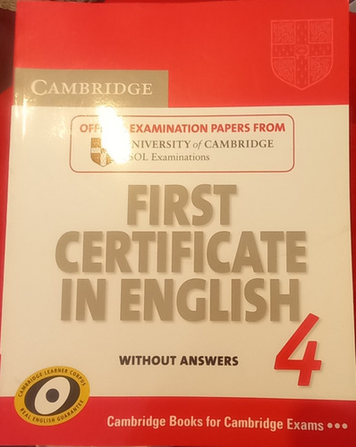 Cambridge First Certificate In English 4