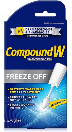 Compound W Freeze Off Sistema Removedor Verrugas 8 Ap