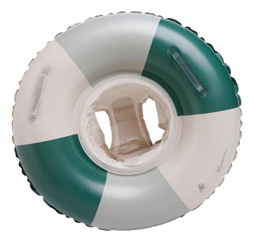 Anillo De Natación Para Bebé, Asiento Verde Con Costuras