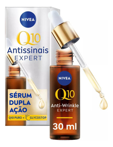 Serum Facial Nivea Dupla Ação Q10 Expert Antissinais 30ml Todo Tipo De Pele Dia/noite